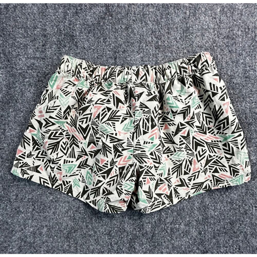 Patagonia Women's Baggies Shorts Size Small Geometric Print Lined Outdoor - Picture 2 of 6